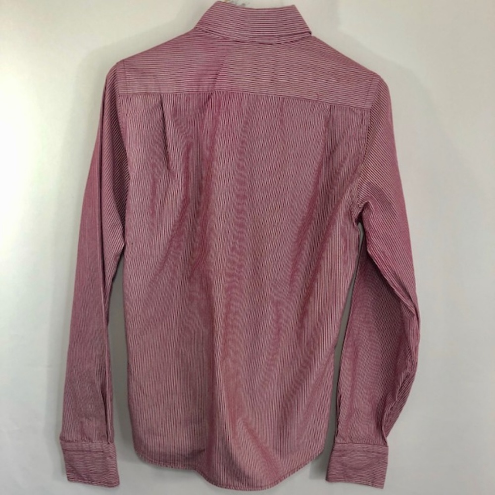 Abercrombie Mens Muscle Small Button Down Burgundy - Picture 3 of 8